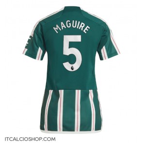 Manchester United Harry Maguire #5 Seconda Maglia Femmina 2023-24 Manica Corta